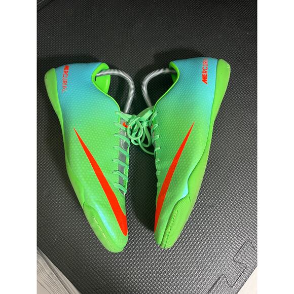 Nike Mens Rare Mercurial Victory IV IC 555614-380 Green Indoor Soccer Size 8 - Picture 5 of 10